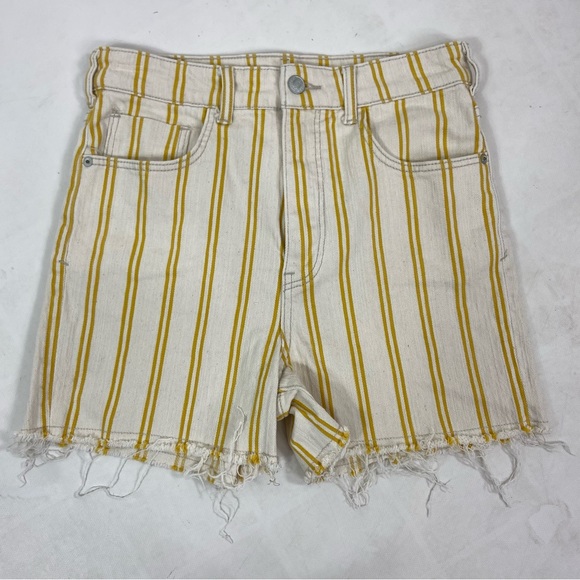 Anthropologie Pilcro Striped Denim Shorts in Yellow
Size 28 - Picture 2 of 11